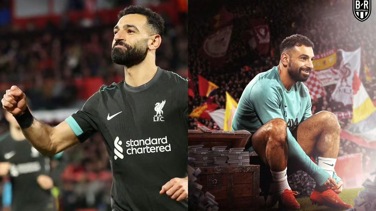 Salah, den første spilleren i Liverpools historie som scoret 50 mål i europeiske kriger